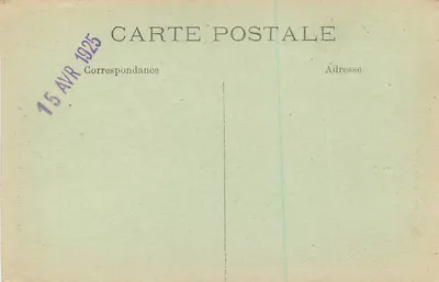 Caudebec-en-Caux — Fenômeno do Mascaret — Edição L. Soudais - L'H. Paris — Verso