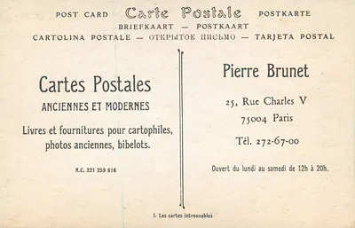 Vendedora de Maçãs — Traje de PONT-L'ABBÉ — La Bretine, n°2191 — Verso