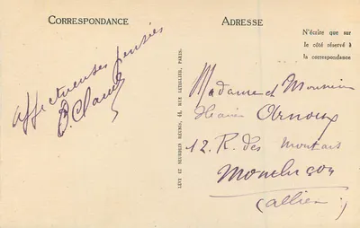 Angers - O Monumento de Marguerite d'Anjou - LL — Verso