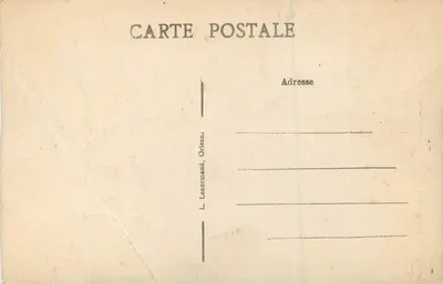 Orléans (Loiret) — Église Saint-Paterne — éditeur L. Lenormand, Orléans — Rewers
