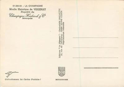 Moinho Histórico de Verzenay — Champagne — Edições Mexichrome — Verso