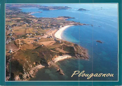Plougasnou — vista aérea — Éditions d'Art J&S, Châteaulin