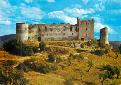 Castelo dos Templários — Greoux-les-Bains, Alpes da Alta Provença — Edições Photoguy, Nice