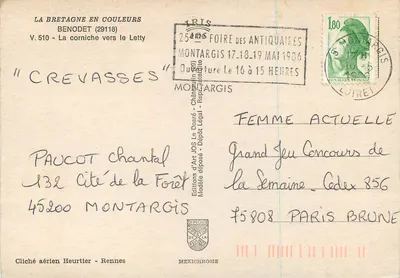 Bénodet — Kornisz do Letty — Cliché aérien Heurtlier — Rewers