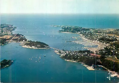 La Trinité-sur-Mer — Vista geral do porto e da ponta de Kerbihan — Editions d'Art JOS, V.1203
