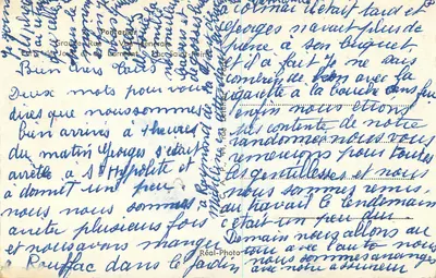 Ponte de Arrieras — Lembrança de Pontarlier — Cap — Verso