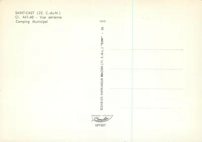 Saint-Cast (22 C.-du-N.) — Municipale camping — CIM — Achterkant