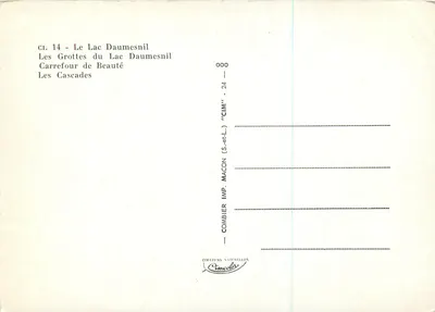 Floresta de Vincennes — vista panorâmica — Combier (S.-et-L.) — Verso