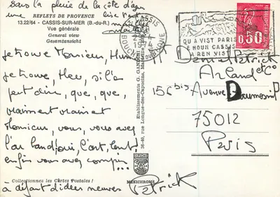 Cassis-sur-Mer — Ogólny widok — IRIS — Rewers