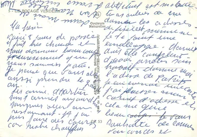 O Bocage Vendéen — No país dos Chouans — editor Arnaud Frères, Nantes — Verso