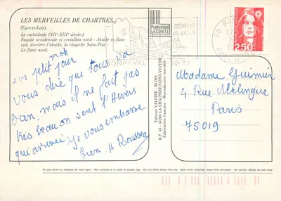 Chartres — Katedra — Wydawnictwo Valoire — Rewers