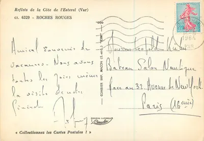 Côte d'Azur — Czerwone skały — CIM — Rewers