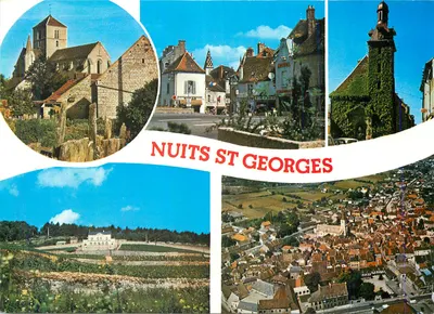 Nuits-Saint-Georges — vista panorâmica e monumentos — Éditions Combier