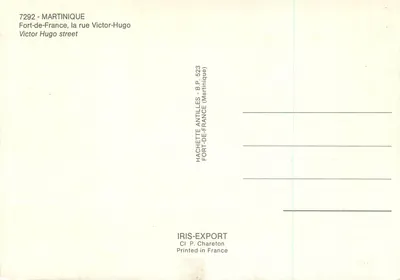 Fort-de-France — ulica Victor-Hugo — Hachette Antilles — Rewers