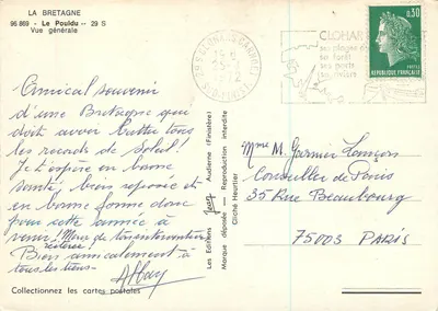 Le Pouldu — Vista geral — Les Éditions Audierne — Verso