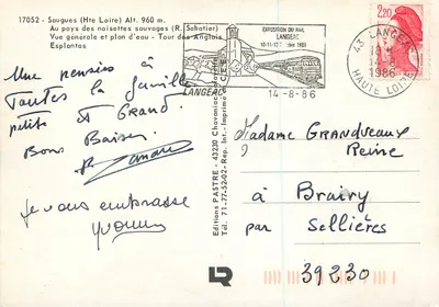 Saugues — No país das castanhas selvagens — Éditions PASTRE — Verso