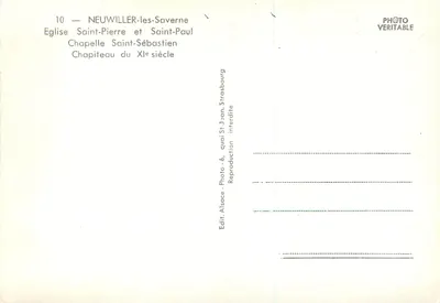 Neuwiller-lès-Saverne — Igreja de São Pedro e São Sebastião — Capitel do século XI — Verso