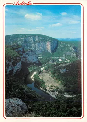Gorges da Ardèche — vista panorâmica — Ed. PIGNOL DENIS n°4425