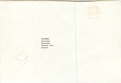 Palerma — widok panoramiczny — wydawca nieodczytelny — Rewers