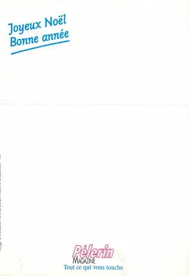Maryja z Dzieciątkiem i św. Jana Chrzciciela — reprodukcja dzieła sztuki — Pèlerin Magazine — Rewers