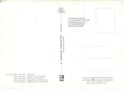Es Colomé — Trasa do Formentor — A. Subirats Casanovas — Rewers