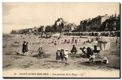 Saint-Aubin-sur-Mer — Vista geral da Praia — LL, n°13