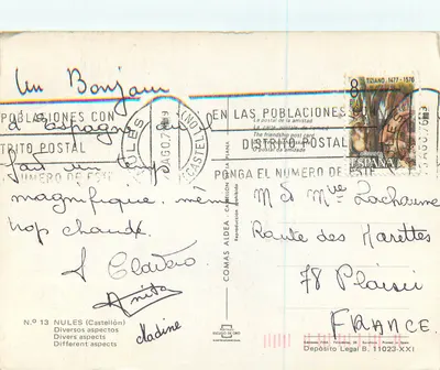 Nules — Diversos aspectos — Ediciones FISA, N.º 13 — Verso