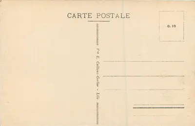 Lille - Giełda — Wydawca E. C. — Rewers