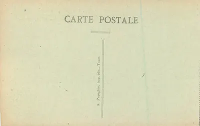 Tours (Loire-et-Loire) — De Kerk van Notre-Dame, zuidwestkant, grotendeels herbouwd in de 15e eeuw — A. P. — Achterkant