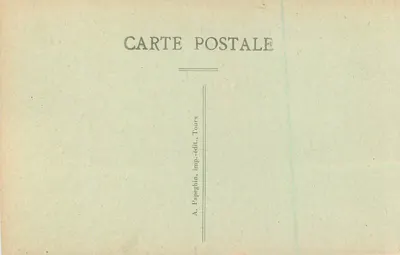 Tours — Squares Descartes i Rabelais — Most kamieniany i Loara — Katedra Świętego Gatiana — Wieża Północna — Prefektura — A.P. Nr 48 — Rewers