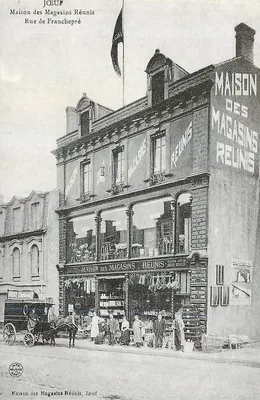 Casa dos Magasins Réunis — Jœuf, Rua de Franchepré — Editor: Photo Ménard, França
