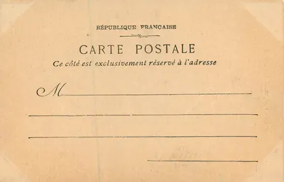 NICE - Promenade du Château — allée ombragée de palmiers, éditeur Vve Nivon, NICE — Verso