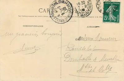Nice — Pomnik Centennium i Nowe Ogrody — Cl. Gilletta, nr 19 — Rewers