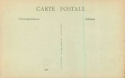 Nice - Publiczny ogród i Plac Masséna — La Côte d'Azur, wydane przez IMP. CATALA FRÈRES, PARIS — Rewers