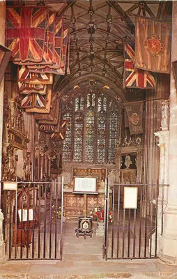 Capela dos Guerreiros — Catedral de Canterbury — Pub. by C. G. Williams Ltd., Maidstone