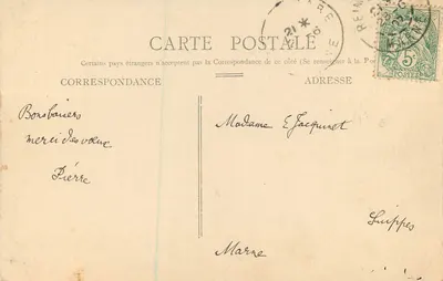 Reims — Kościół św. Maurycjusza — Wydawca nieznany, nr 21 — Rewers