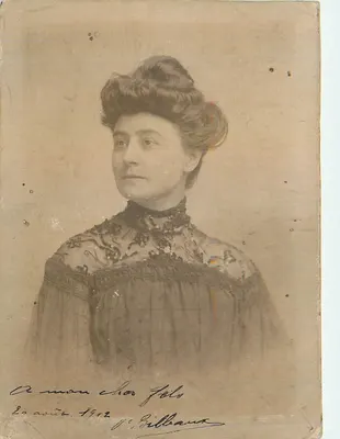 Retrato de uma mulher — 20 de agosto de 1912 — J. Billbaut