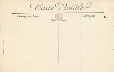 Bordeaux — Vista de los muelles — LL. Sélecta, n°78 — Reverso