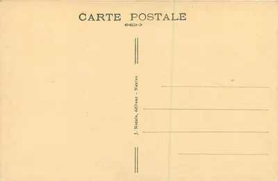 La Baule-sur-Mer — plaża animowana — J. Nozais, wydawca Nantes — Rewers