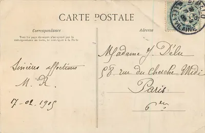 Saint-Malo — A Casa onde nasceu Châteaubriand — Côte d'Émeraude, G.F. — Verso