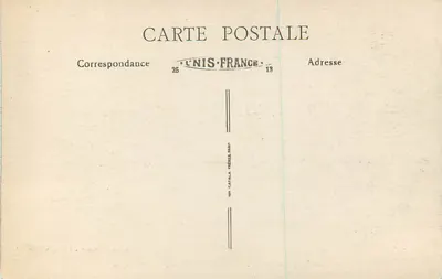 A Roseraie de L'HAY-LES-ROSES - Banco rústico — Edição Fournet, n°26 — Verso