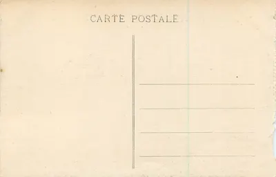 Stara pocztówka Cote d'Emeraude Dinard la Plage Canoe — Rewers