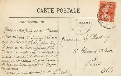 Le Havre e Sainte-Adresse — Vista panorâmica — LL. — N° 621 — Verso