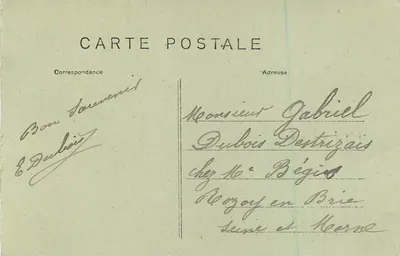 Panthéon — Paryż — wydawca F.F. Paris — Rewers