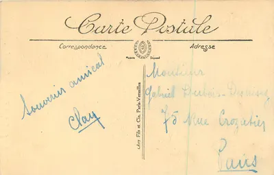 Amiens — Pomnik Frédérica Petit — LL. nr 116 — Rewers