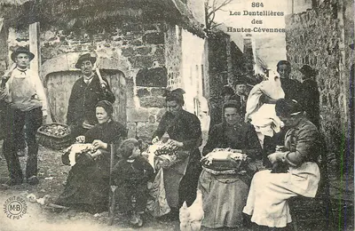 As Dentellières das Altas Cévennas — N° 864 — Nasterit Breton, Le Puy