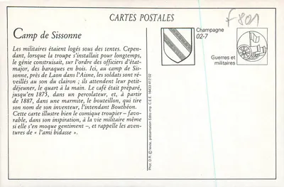 Campamento de Sissonne (Aisne) — El Despertar — Edición C.E.E. — Reverso