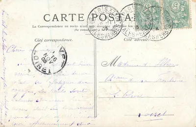 Pani Marie Bashkirtseff — LE METTING — Muzeum w Luxembourg — Rewers
