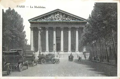 PARIS — A Madeleine. — Editor não identificado, número de série não visível.
