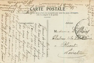 PARIS — A Madeleine. — Editor não identificado, número de série não visível. — Verso